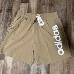 Adidas Men's Khaki Athletic Shorts